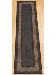 Greek Key Black Runner - Thumbnail - 3