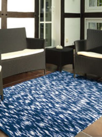 Tokyo Cream Blue Rugs