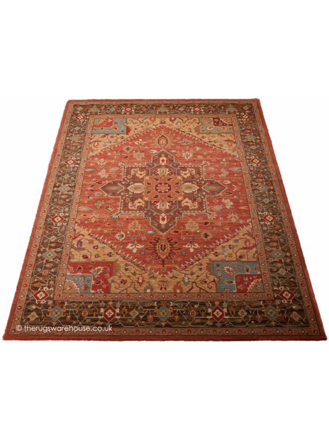Shivaz Rust Rug - 7
