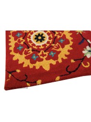 Suzani Red Rug - Thumbnail - 3