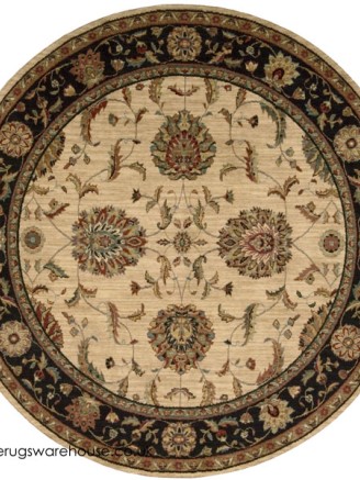 Patina Ivory Black Circle