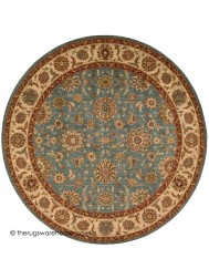 Tigris Aqua Circle Rug - Thumbnail - 4