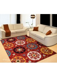 Suzani Red Rug - Thumbnail - 2