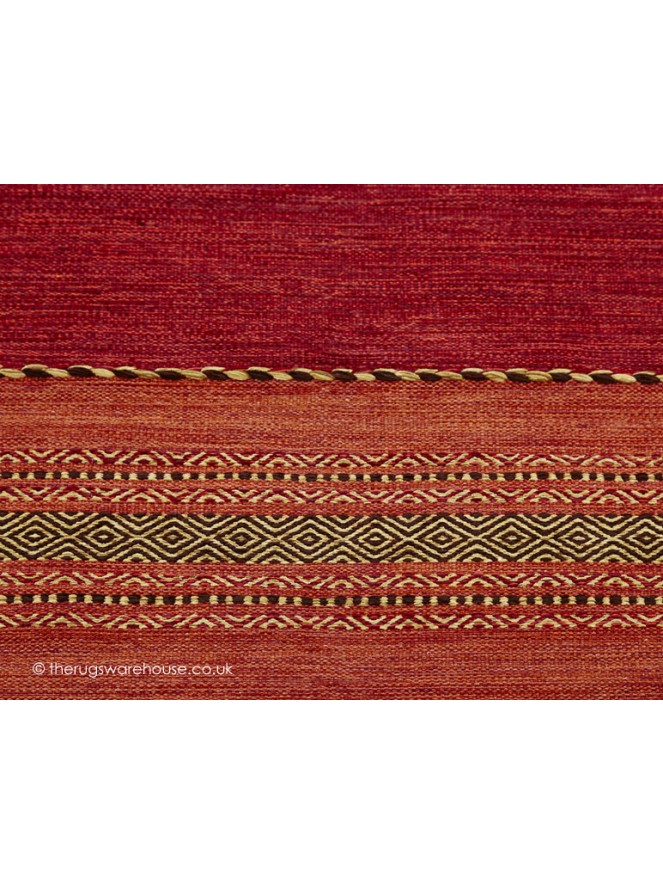Kelim Red Rug - 4