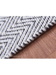 Ives Black White Rug - Thumbnail - 4