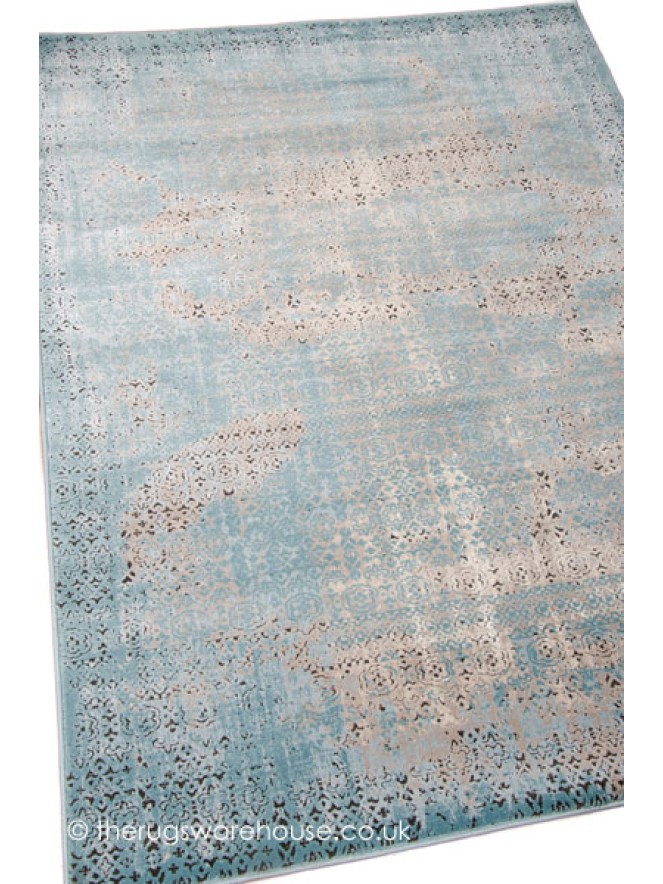 Patch Stripes Blue Rug - 5