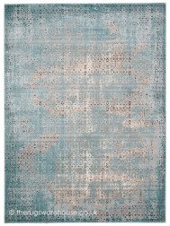Patch Stripes Blue Rug - Thumbnail - 7
