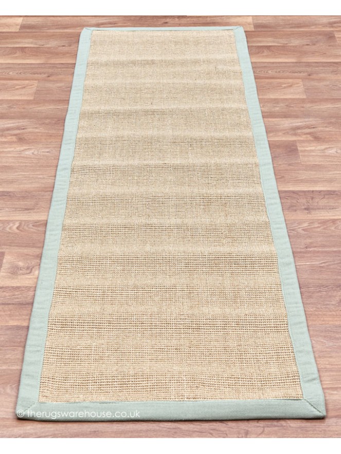 Sisal Linen Sage Runner - 3