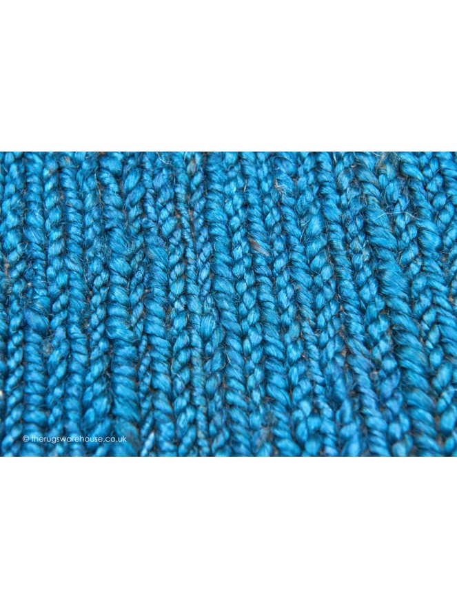 Soumak Teal Rug - 7