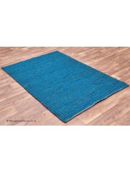 Soumak Teal Rug - Thumbnail - 8