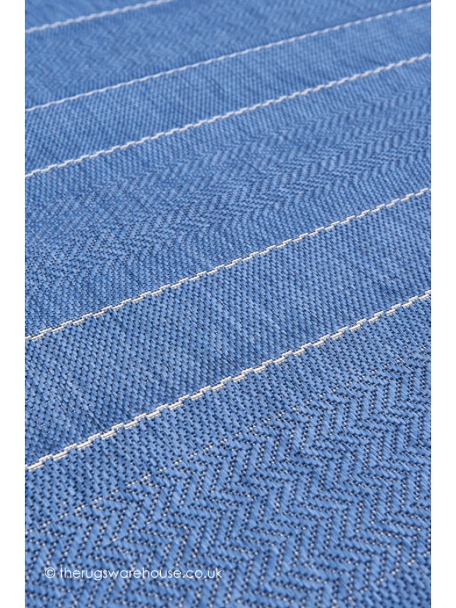 Patio Stripes Blue Rug - 6