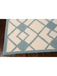 Decor Ivory Blue Rug - Thumbnail - 4