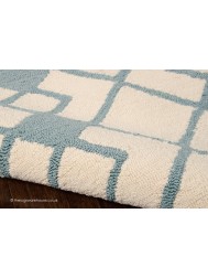 Decor Ivory Blue Rug - Thumbnail - 5