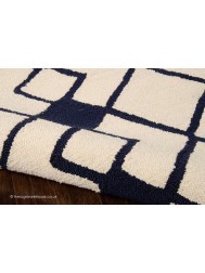 Decor Ivory Navy Rug - Thumbnail - 5
