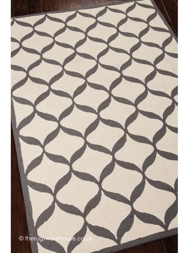 Decor White Grey Rug - 7