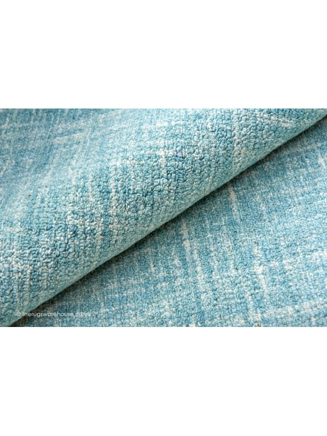 Tweed Duck Egg Rug - 5