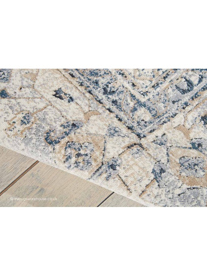 Malta Beige Blue Rug - 4