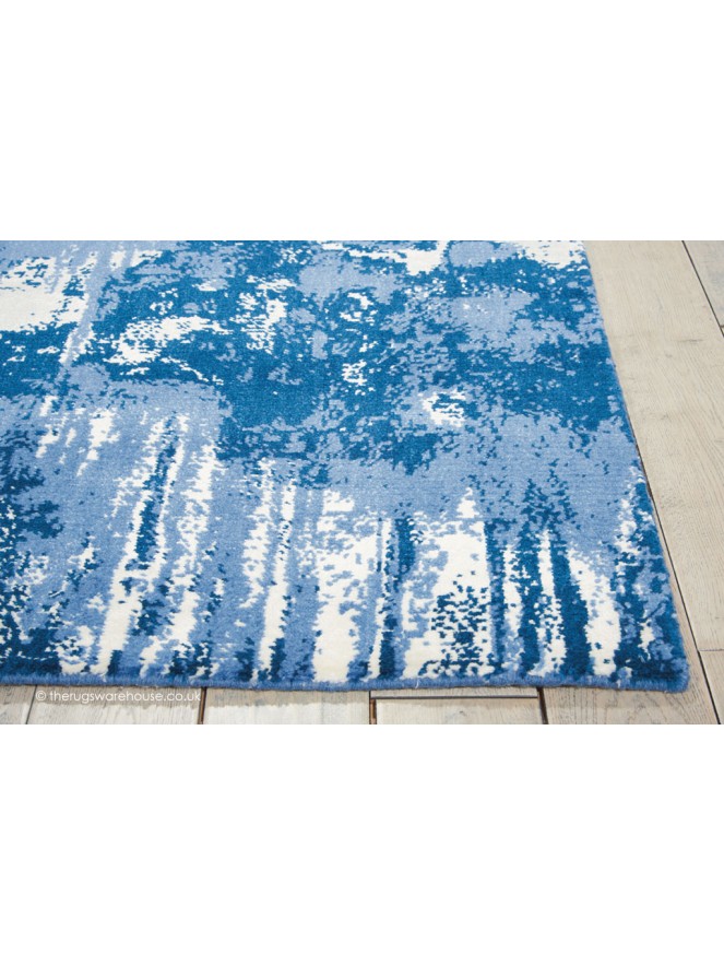Twilight Chic Blue Ivory Rug - 4