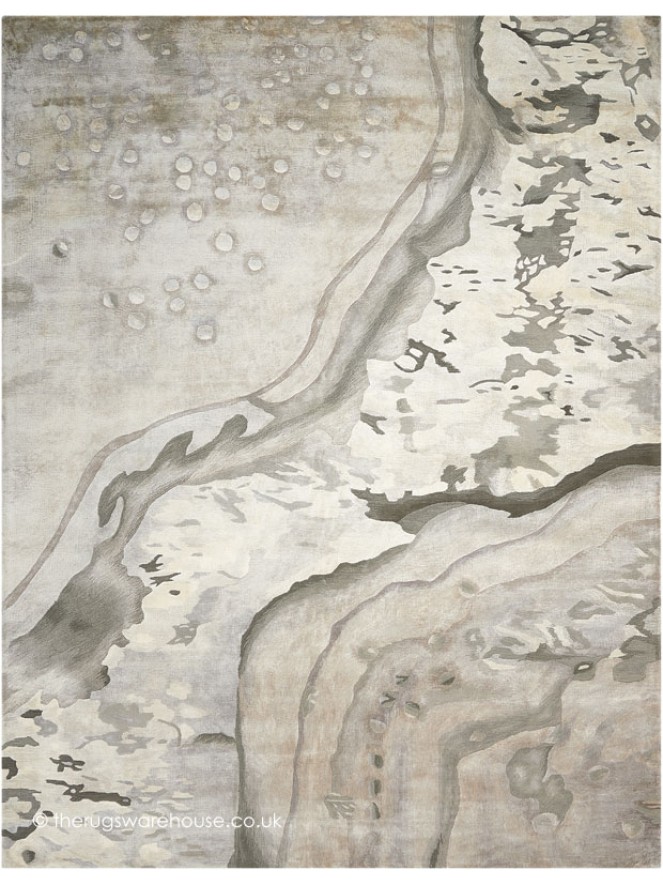 Prismatic Silver Cloud Rug - 8