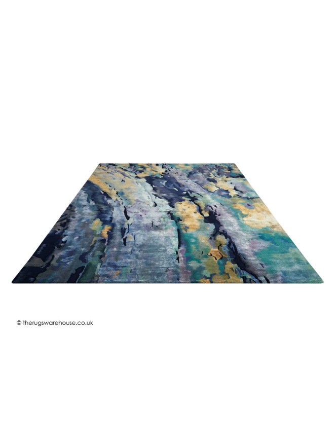 Prismatic Silver Blue Rug - 10