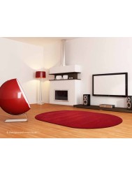 Comfort Scarlet Oval Rug - Thumbnail - 2