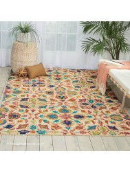 Vibrant Classic Beige Rug - Thumbnail - 3