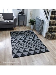 Moda Prism Black Rug - Thumbnail - 2