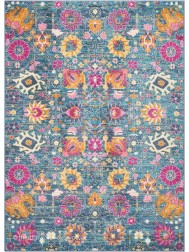 Flower Passion Denim Rug - Thumbnail - 6