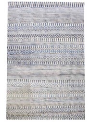 Sarah Ivory Blue Rug - Thumbnail - 5