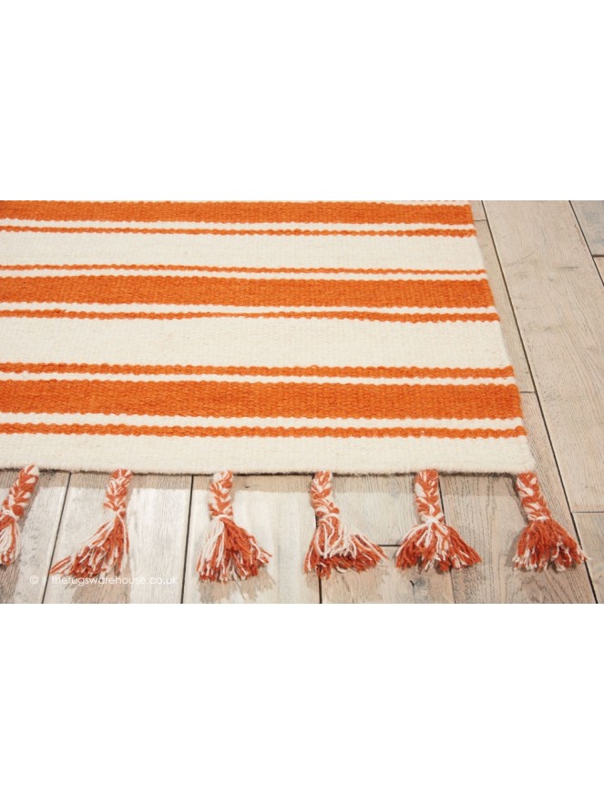 Rio Vista Orange Rug - 4
