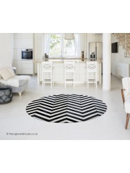 Vasconia Noir Circle Rug - Thumbnail - 2