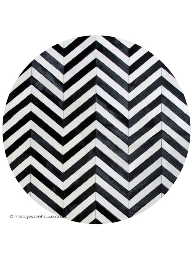 Vasconia Noir Circle Rug - 4