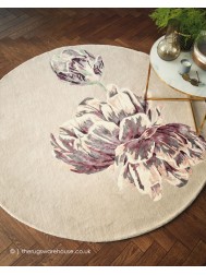 Tranquility Beige Circle Rug - Thumbnail - 2