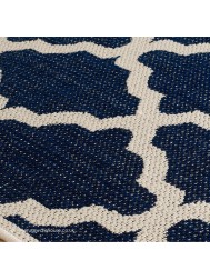 Moda Trellis Blue Rug - Thumbnail - 4
