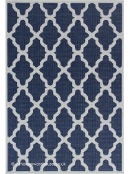 Moda Trellis Blue Rug - Thumbnail - 5