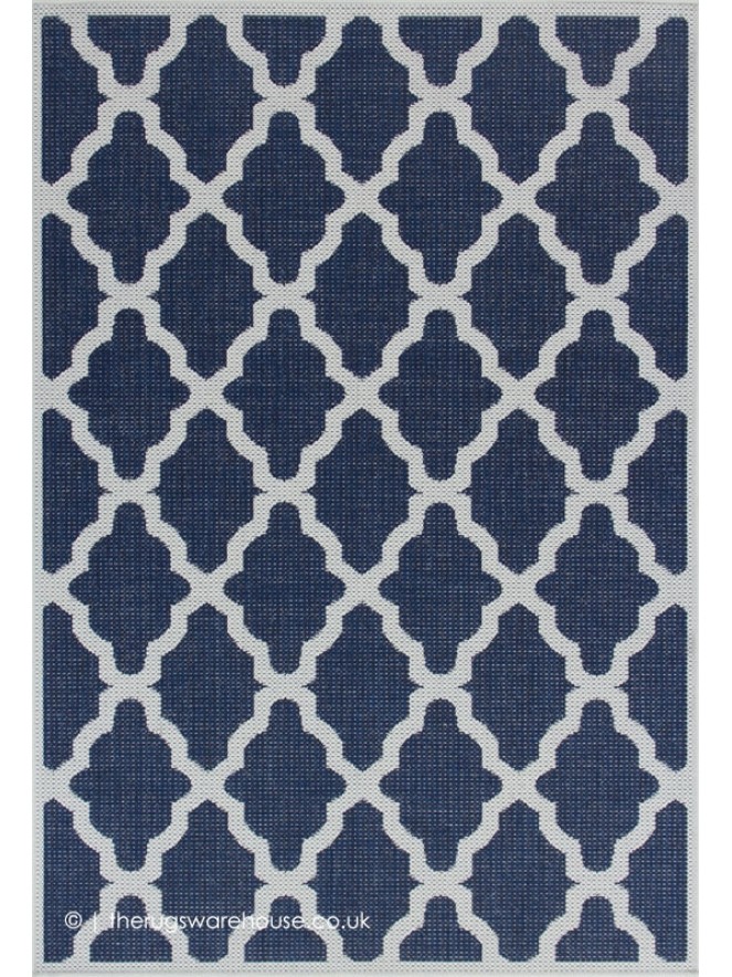 Moda Trellis Blue Rug - 5