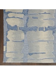Stacks Symmetry Blue Rug - Thumbnail - 4