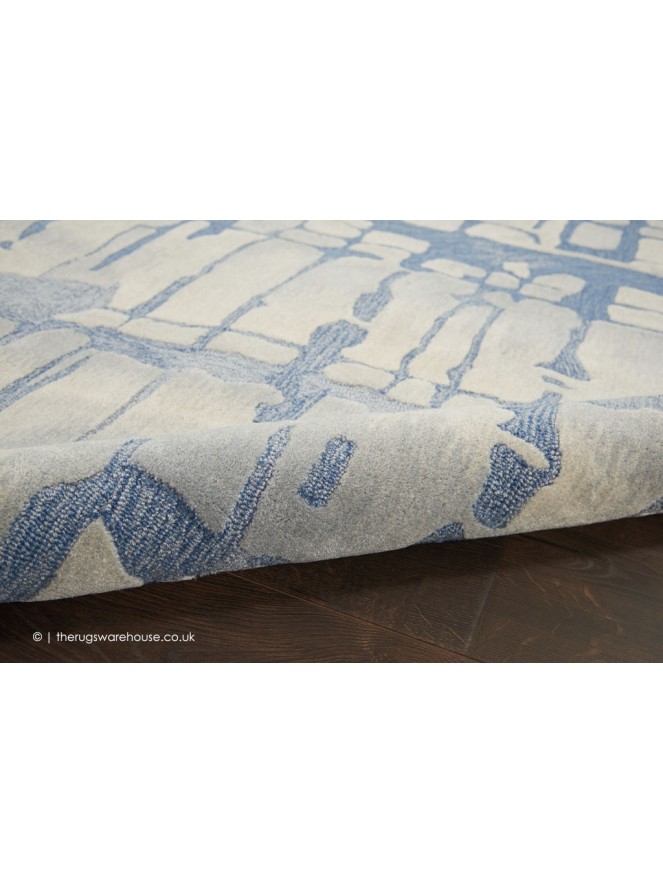 Stacks Symmetry Blue Rug - 5