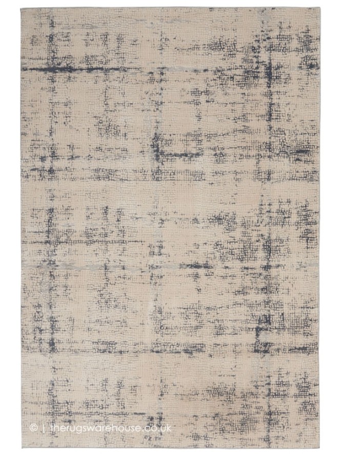 Esta Ivory Blue Rug - 7