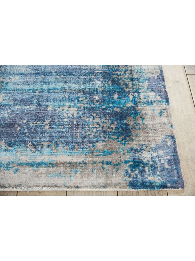 Lamella Teal Rug - 3