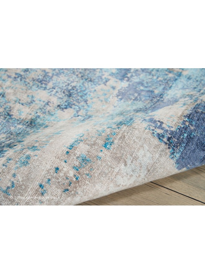Lamella Teal Rug - 4