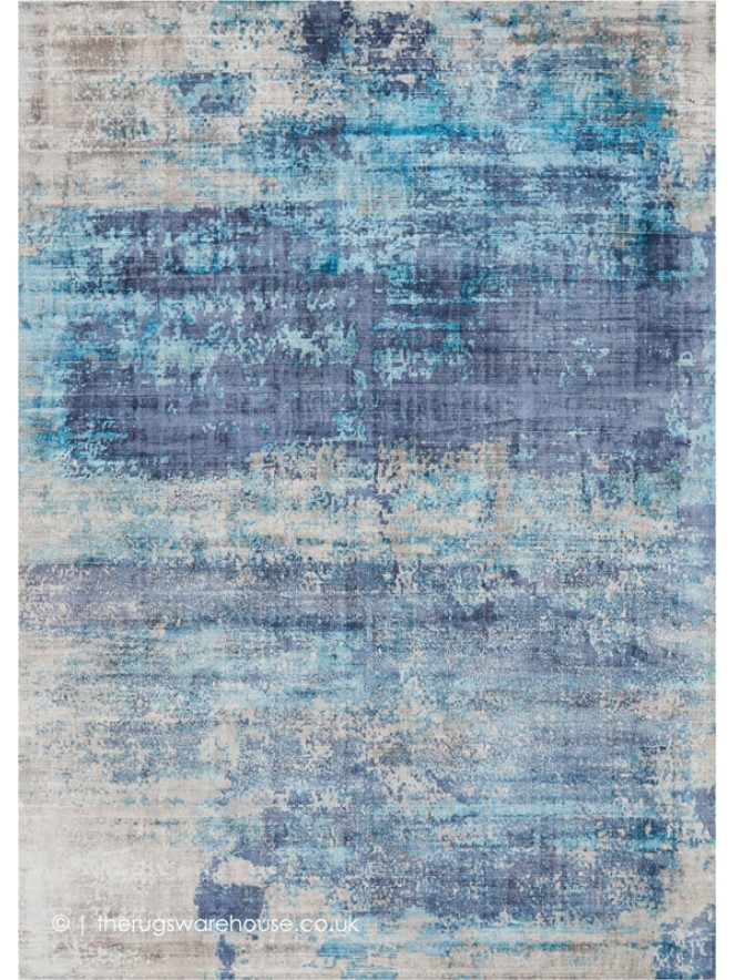 Lamella Teal Rug - 6