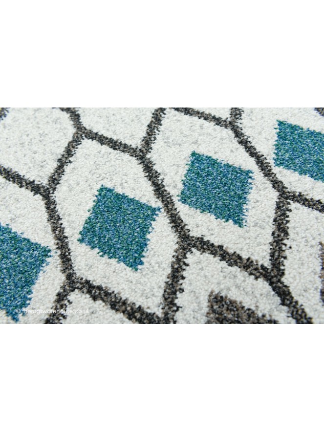 Samos Grey Blue Rug - 7