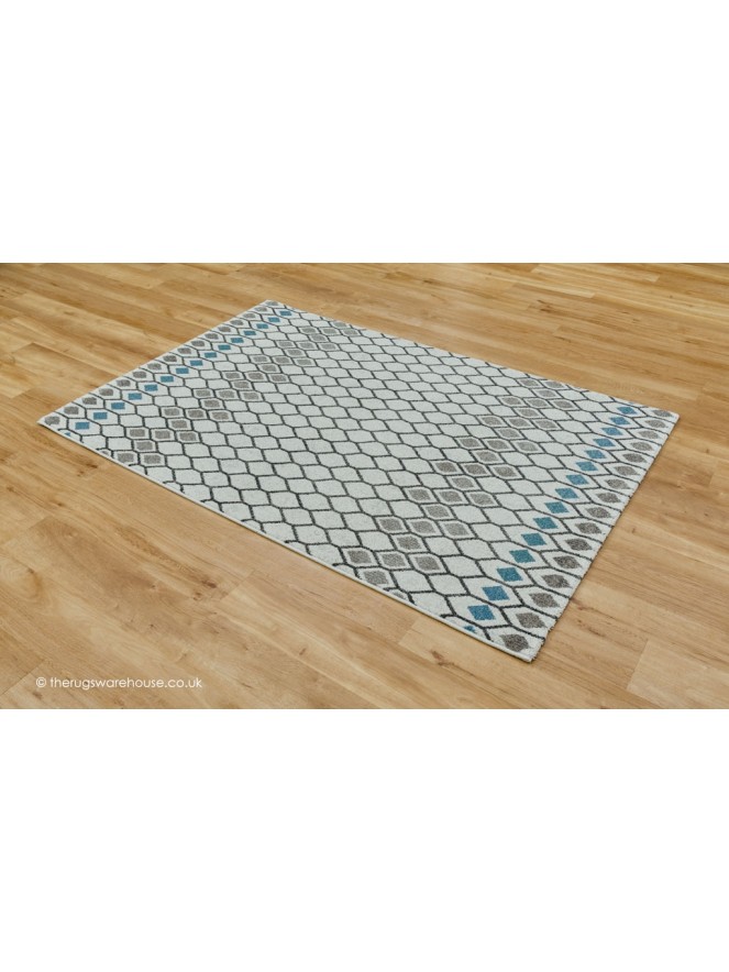 Samos Grey Blue Rug - 8