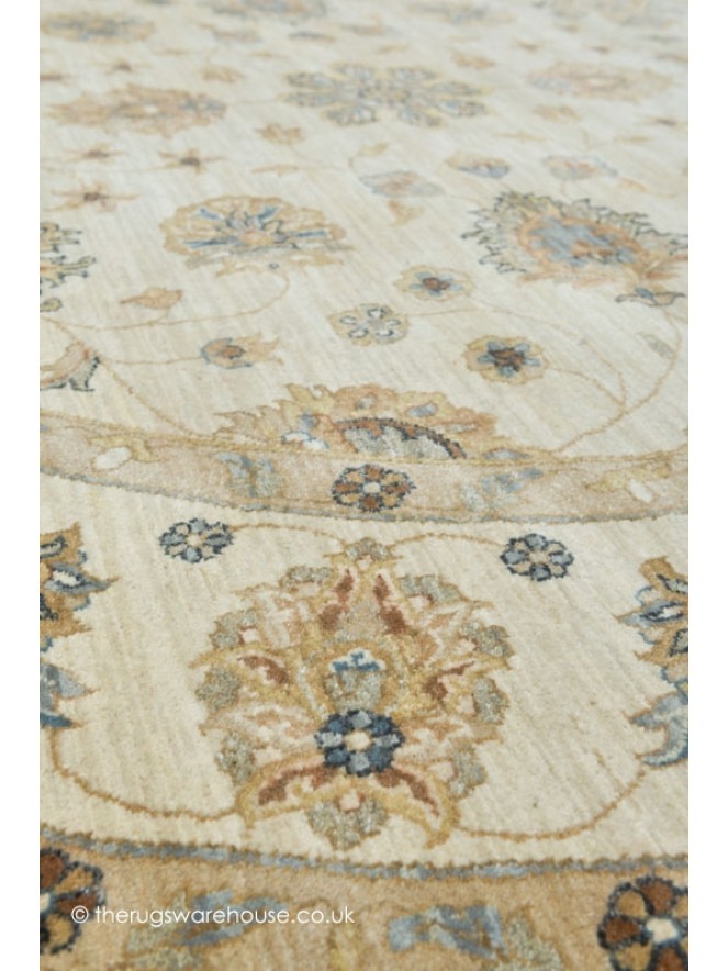 Royal Ziegler Beige Circle Rug - 5