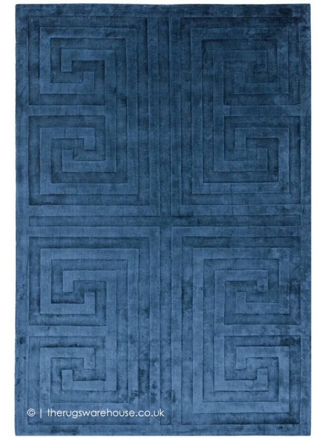 Kingsley Blue Rug - 7