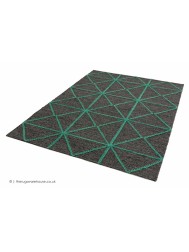 Prism Geo Green Rug - Thumbnail - 6