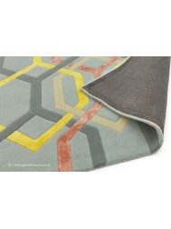 Matrix Hexagon Silver Rug - Thumbnail - 5