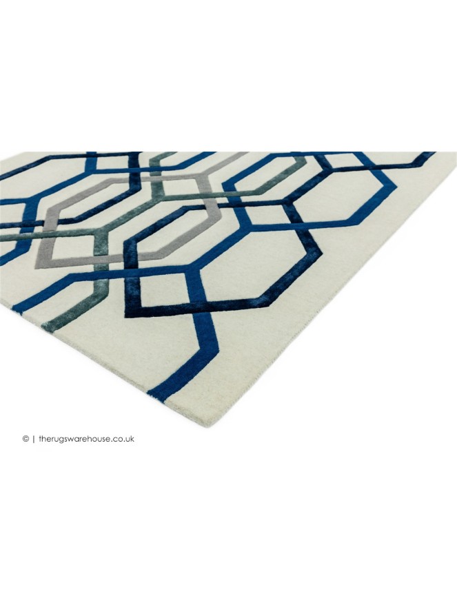 Matrix Hexagon Cream Rug - 3