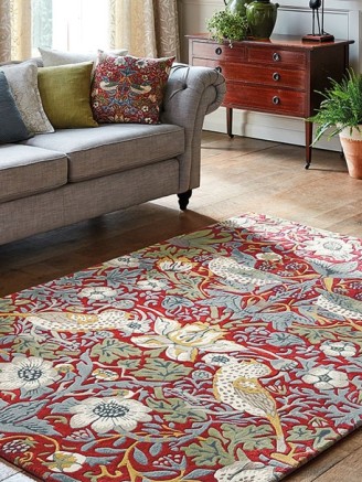 Strawberry Thief Crimson